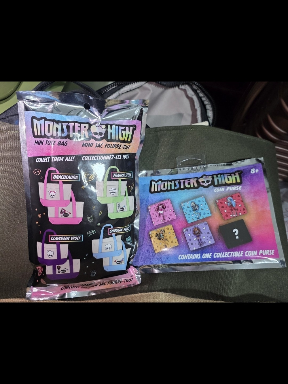 Monster High Pink Mini Tote Bag - Collectible Home Party Accessory